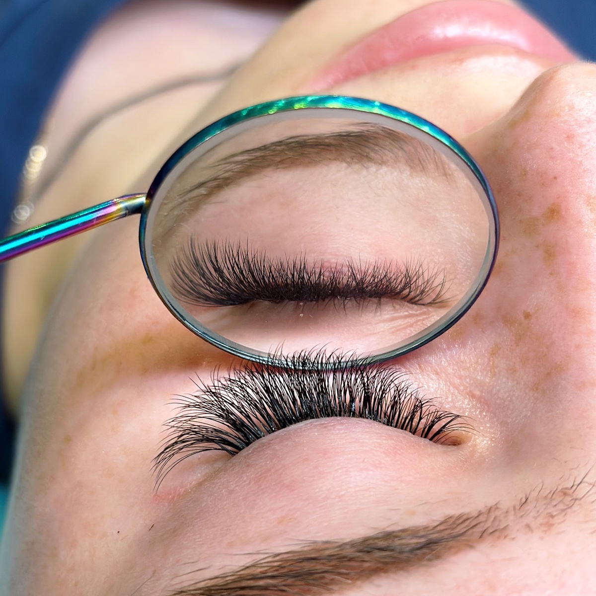 Black Friday lash extensions special in Saskatoon - woman with beautiful volume lashes